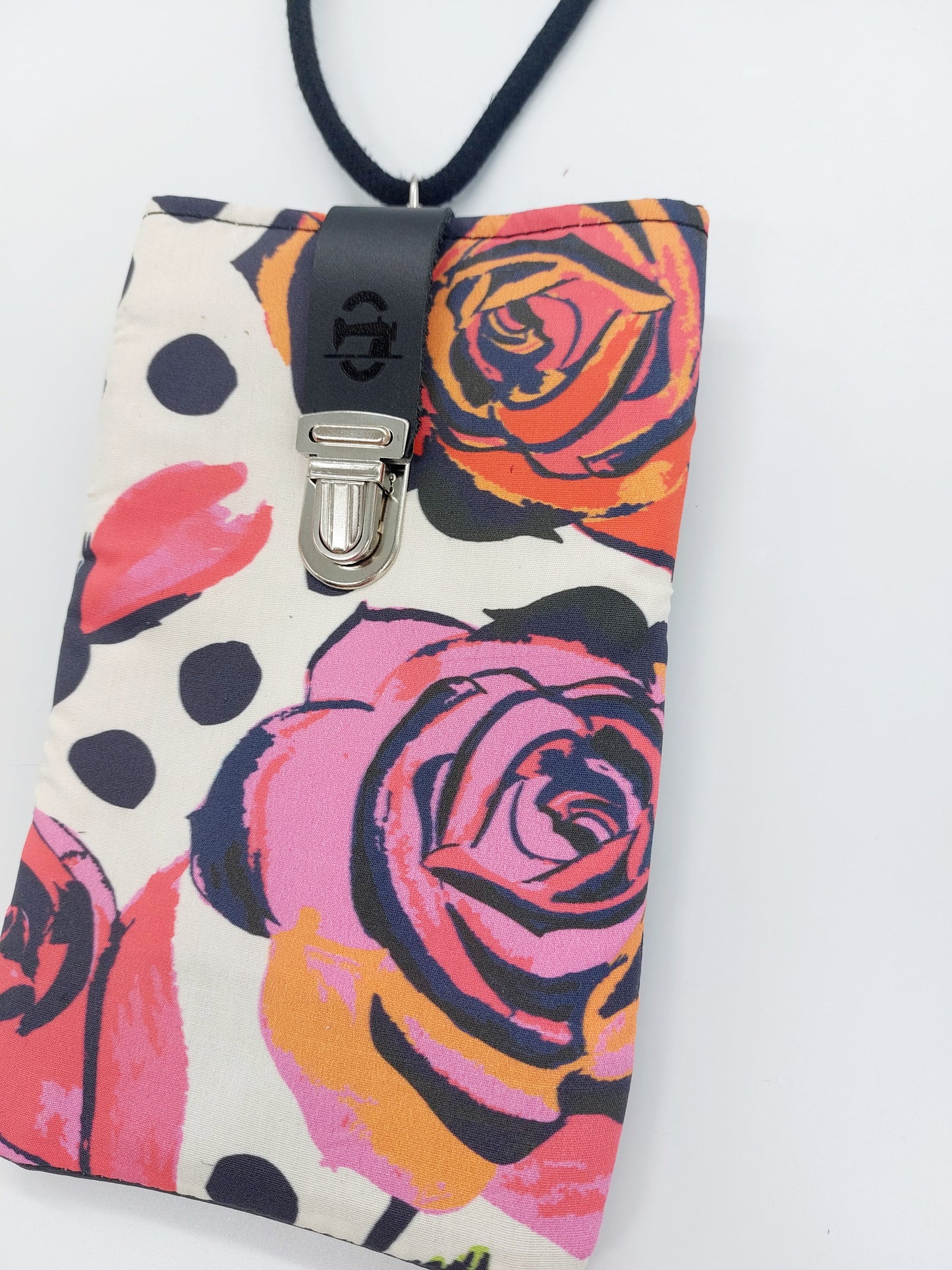 PHONE BAG  pois flowers