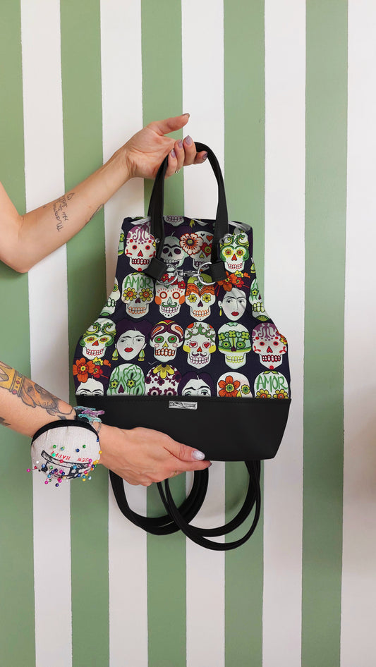 BORSA ZAINO 3 IN 1 NERO / Frida