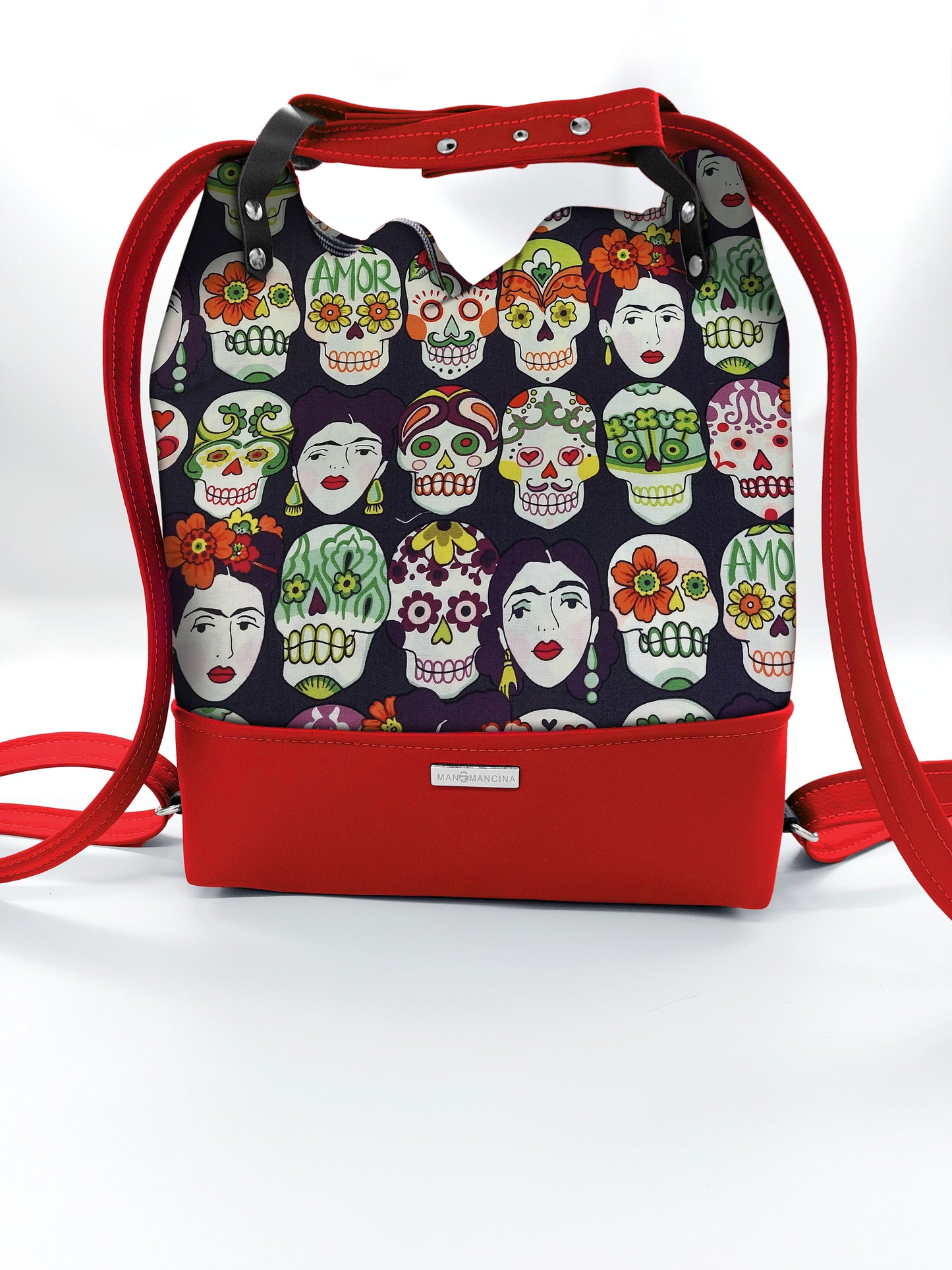 BORSA/ZAINO "BETTA" 2 IN 1 - ROSSO / FRIDA