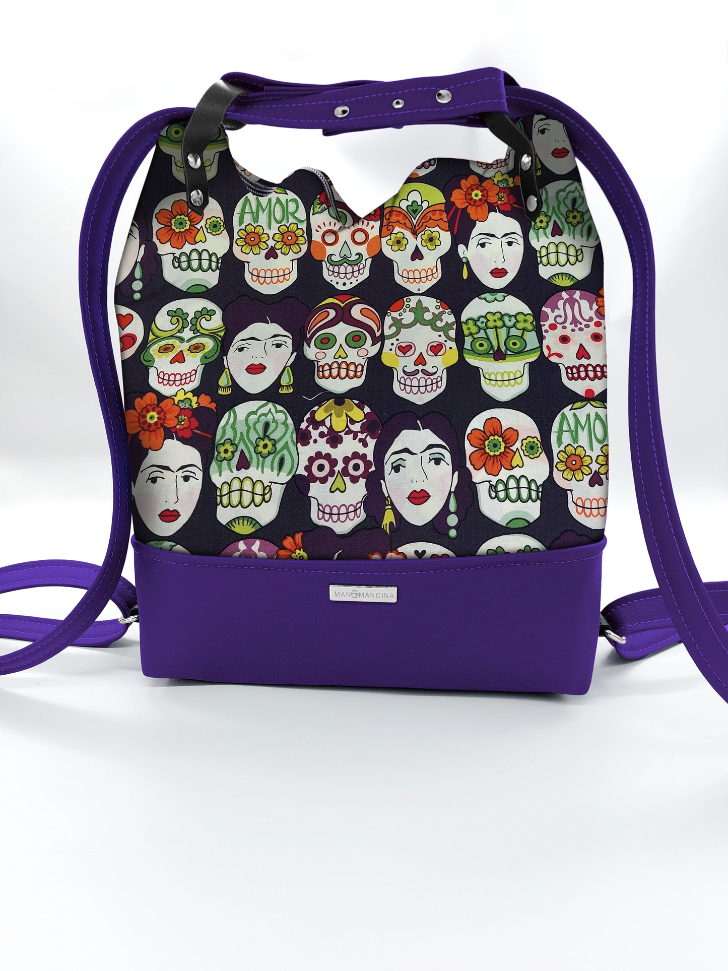 BORSA/ZAINO "BETTA" 2 IN 1 - VIOLA / Frida