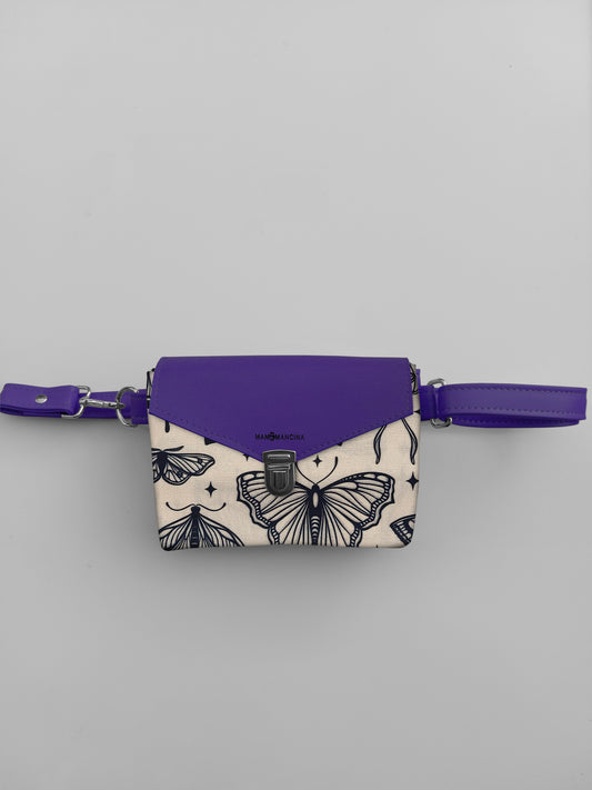 MARSUPIELLO viola/butterfly beige